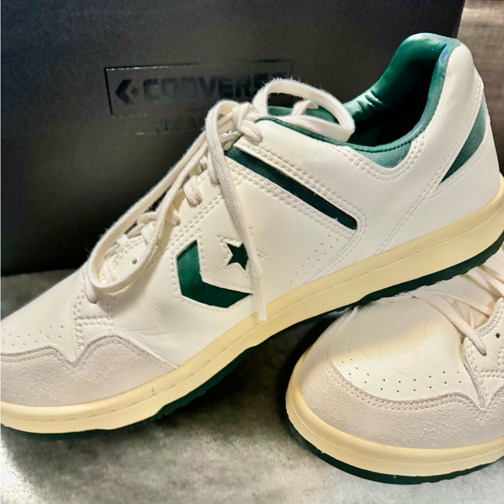 Converse Weapon leather low sneakers with green details
